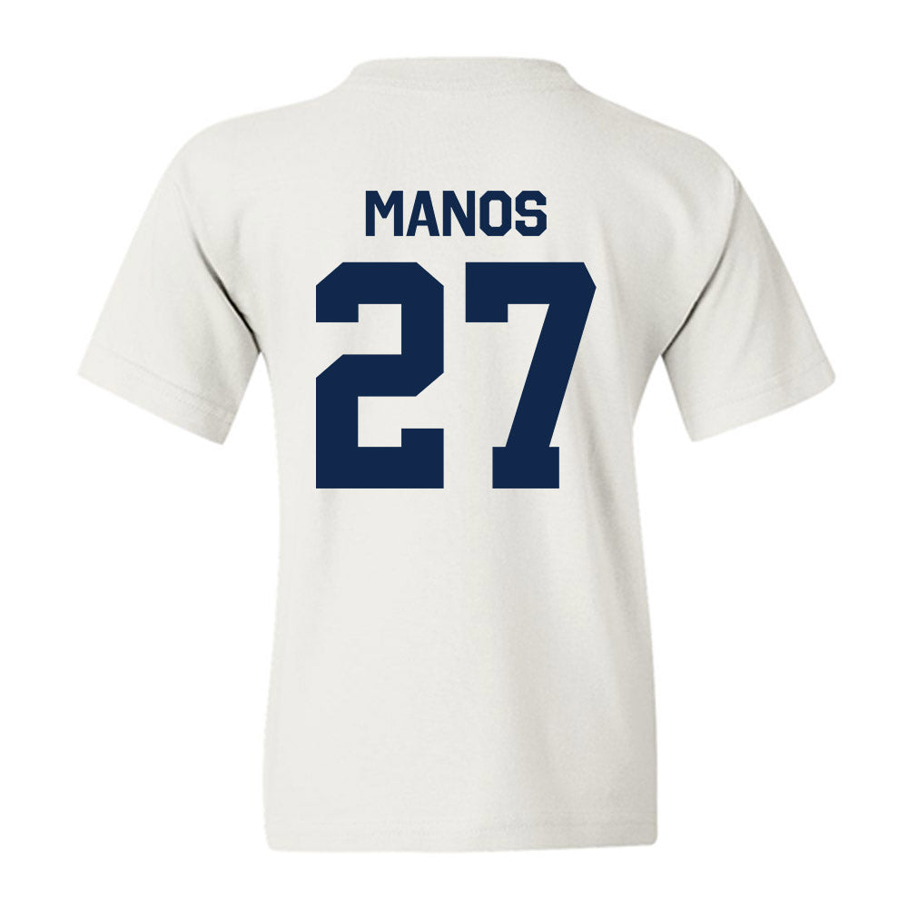 Butler - NCAA Baseball : JJ Manos - Classic Shersey Youth T-Shirt-1