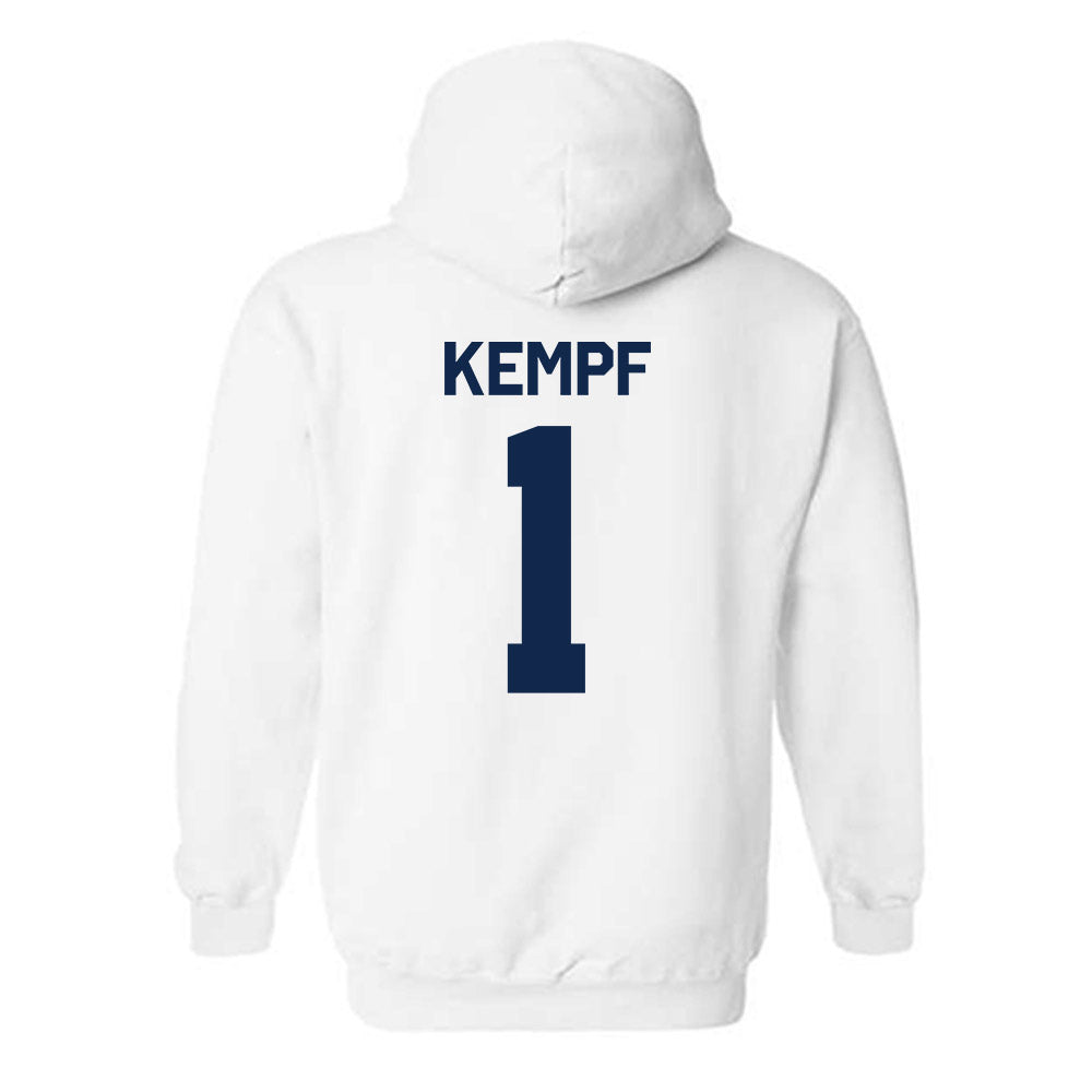 Butler - NCAA Women's Volleyball : Sarah Kempf - Classic Shersey Hooded Sweatshirt-1