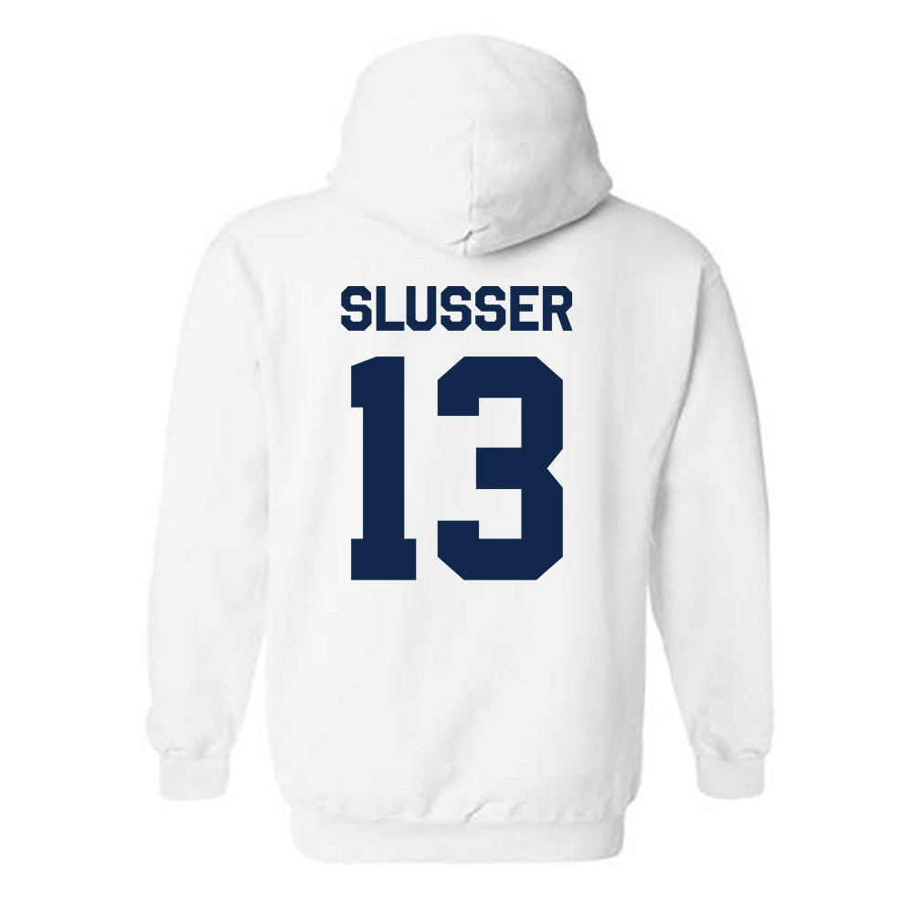 Butler - NCAA Women's Volleyball : Carly Slusser - Classic Shersey Hooded Sweatshirt-1