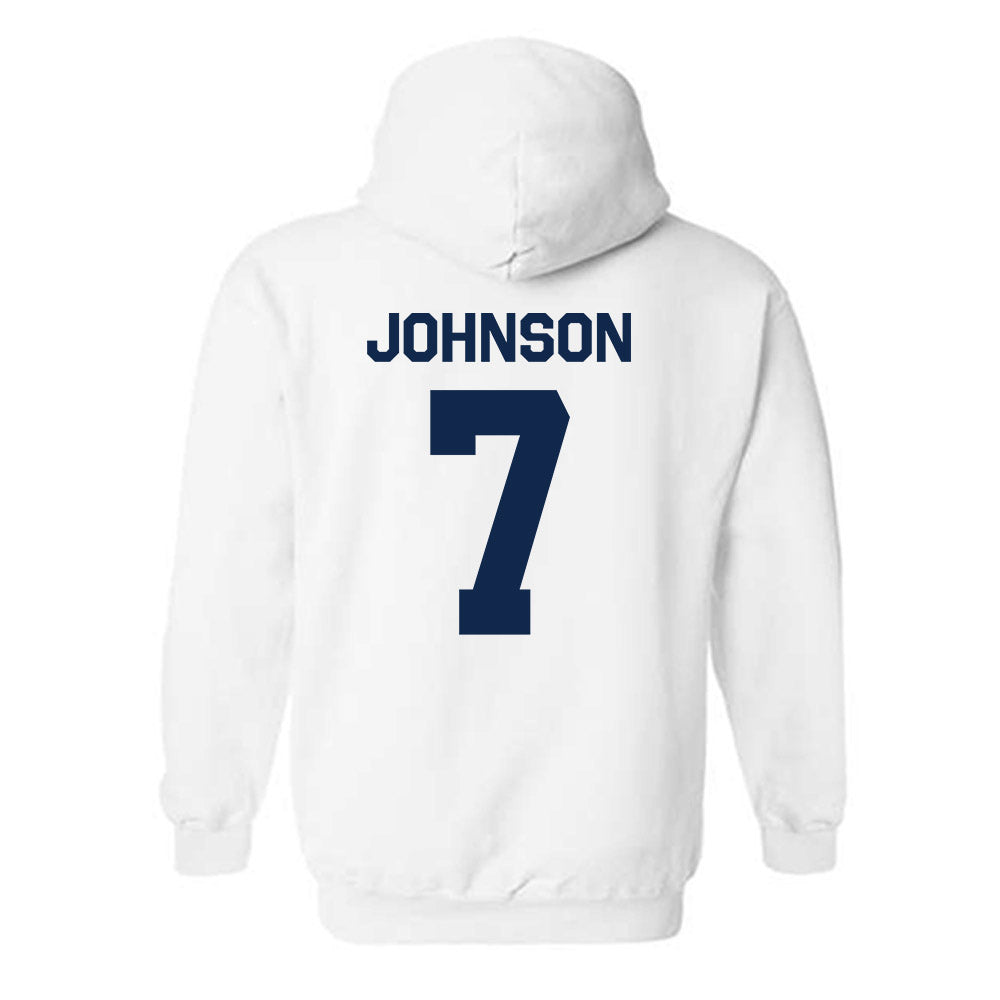 Butler - NCAA Women's Basketball : McKenna Johnson - Classic Shersey Hooded Sweatshirt-1