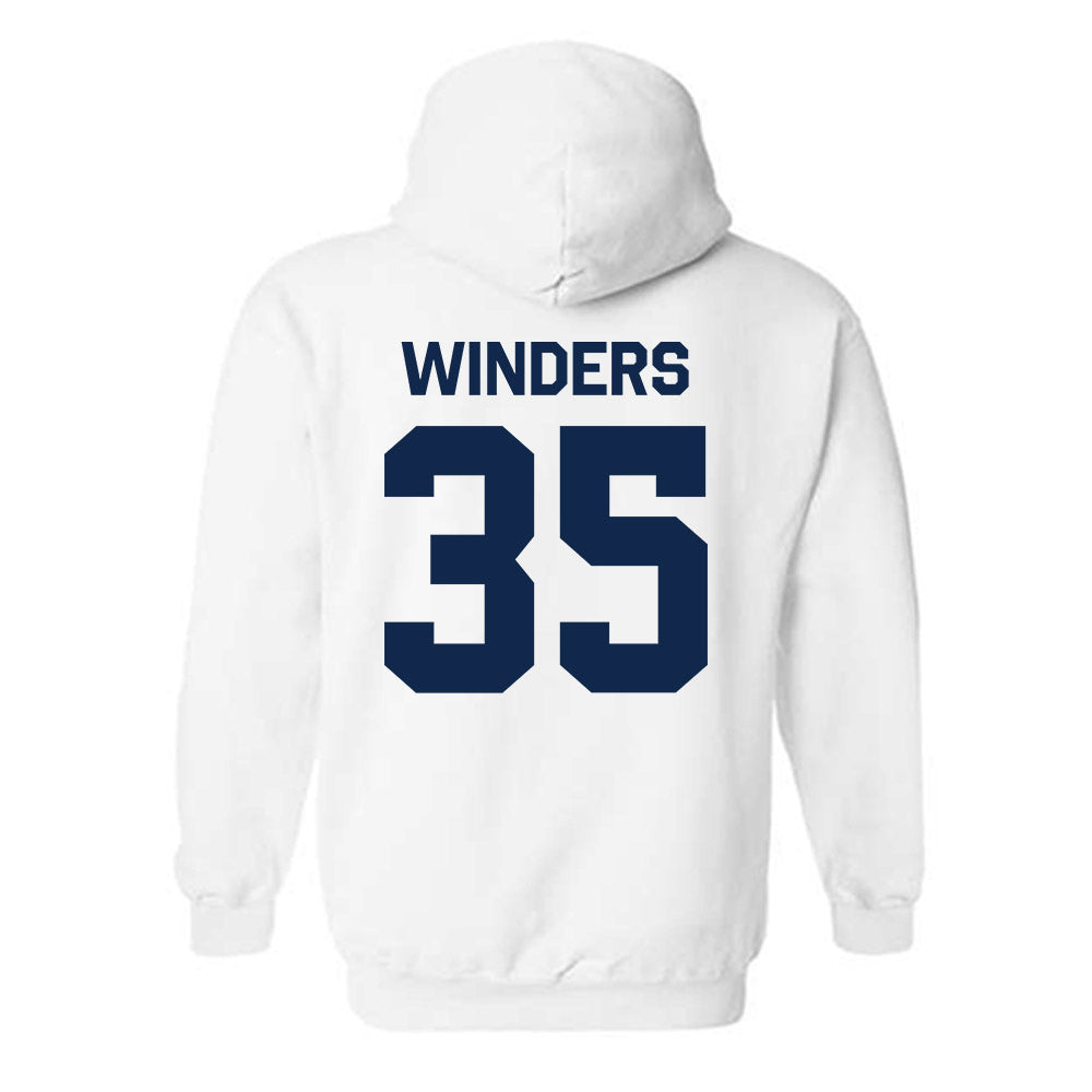 Butler - NCAA Baseball : Max Winders - Classic Shersey Hooded Sweatshirt-1