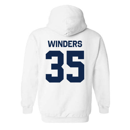 Butler - NCAA Baseball : Max Winders - Classic Shersey Hooded Sweatshirt-1