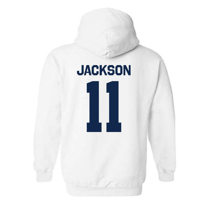Butler - NCAA Women's Basketball : Nevaeh Jackson - Classic Shersey Hooded Sweatshirt-1