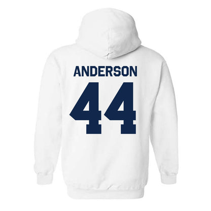 Butler - NCAA Men's Basketball : Treyson Anderson - Classic Shersey Hooded Sweatshirt-1