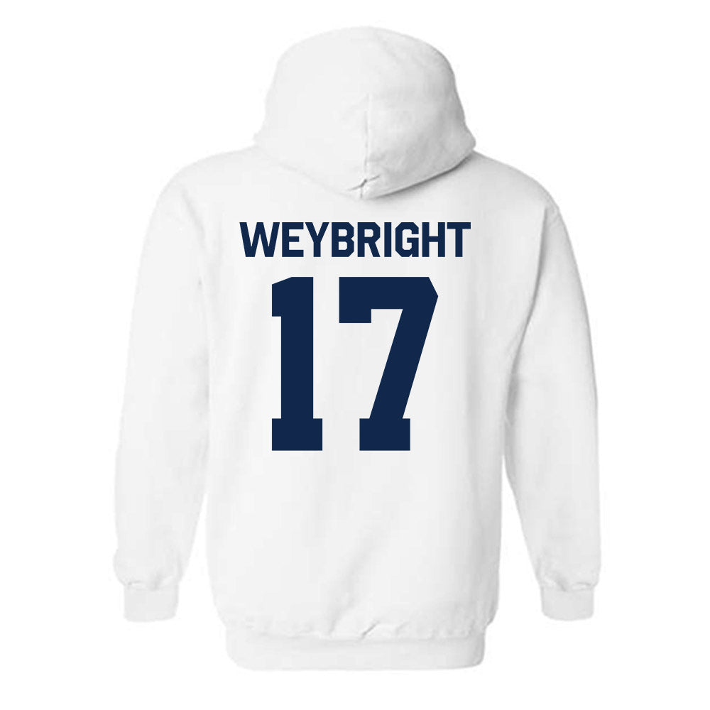 Butler - NCAA Football : Jack Weybright - Classic Shersey Hooded Sweatshirt-1