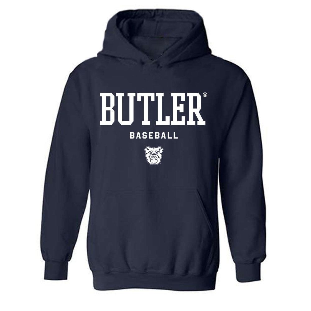 Butler - NCAA Baseball : Jack Zeller - Classic Shersey Hooded Sweatshirt-0