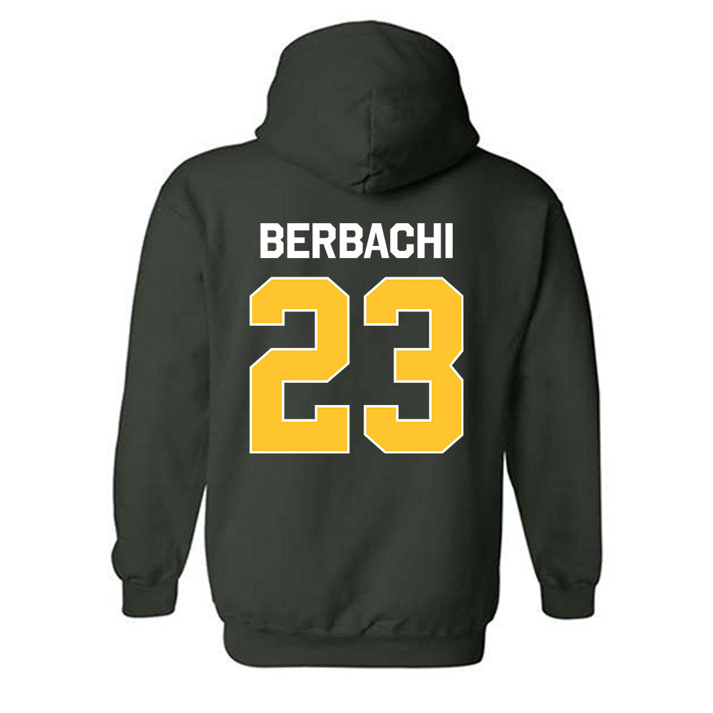 Siena - NCAA Men's Soccer : Rayan Berbachi - Classic Shersey Hooded Sweatshirt-1