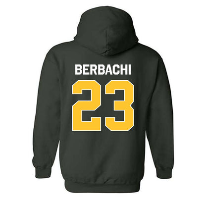Siena - NCAA Men's Soccer : Rayan Berbachi - Classic Shersey Hooded Sweatshirt-1