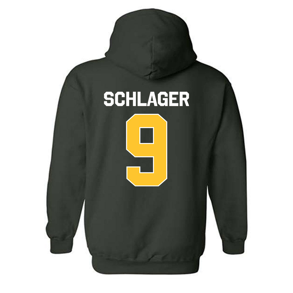 Siena - NCAA Men's Basketball : Owen Schlager - Classic Shersey Hooded Sweatshirt-1