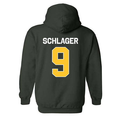 Siena - NCAA Men's Basketball : Owen Schlager - Classic Shersey Hooded Sweatshirt-1