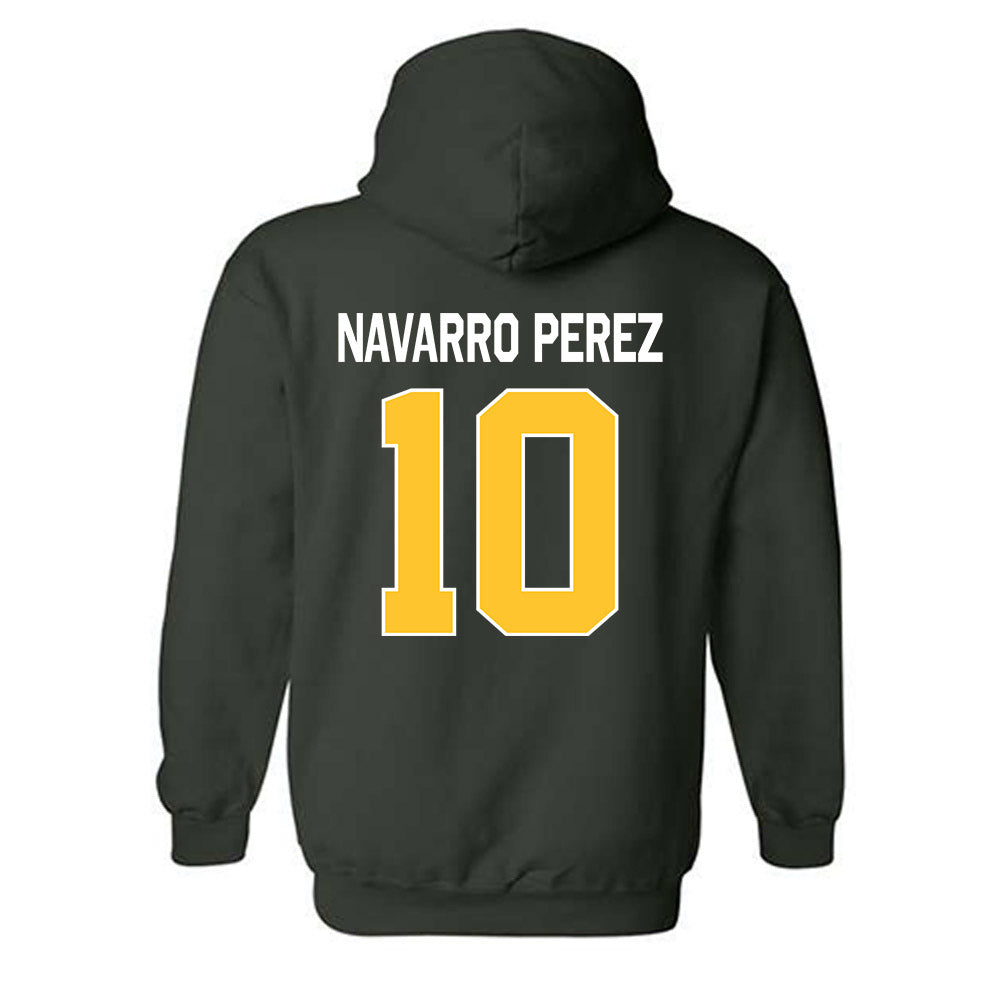 Siena - NCAA Men's Soccer : Mario Navarro Perez - Classic Shersey Hooded Sweatshirt-1