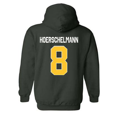 Siena - NCAA Men's Lacrosse : Hans Hoerschelmann - Classic Shersey Hooded Sweatshirt-1