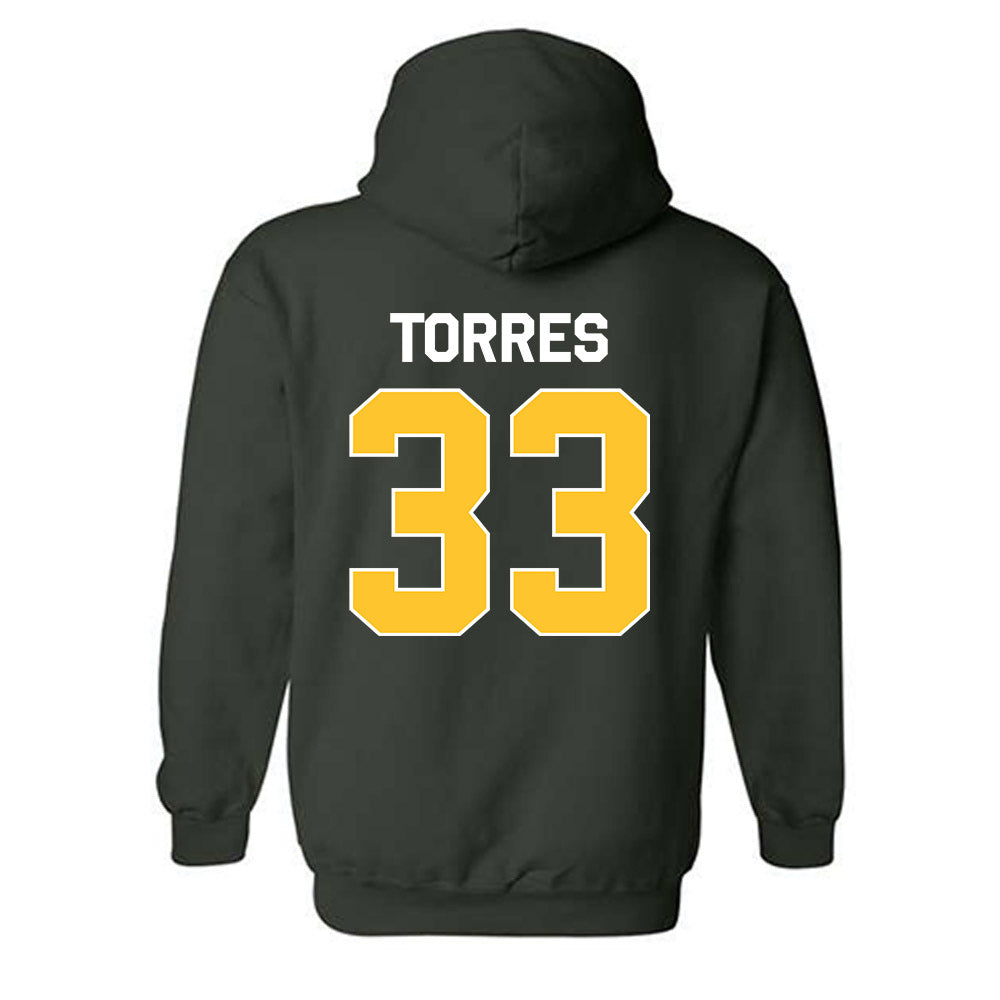 Siena - NCAA Men's Basketball : Chris Torres - Classic Shersey Hooded Sweatshirt-1