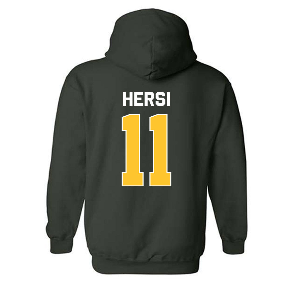 Siena - NCAA Men's Soccer : Bilal Hersi - Classic Shersey Hooded Sweatshirt-1