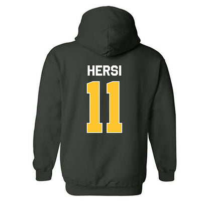Siena - NCAA Men's Soccer : Bilal Hersi - Classic Shersey Hooded Sweatshirt-1