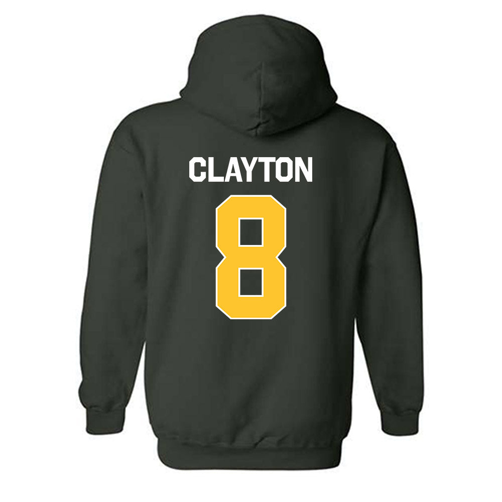 Siena - NCAA Men's Basketball : Mosi Clayton - Classic Shersey Hooded Sweatshirt-1