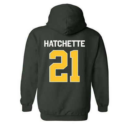 Siena - NCAA Women's Basketball : Myanna Hatchette - Classic Shersey Hooded Sweatshirt-1