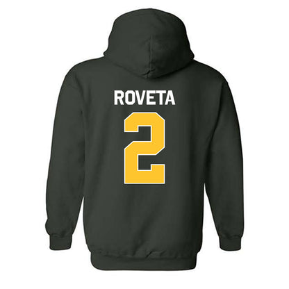 Siena - NCAA Men's Rugby : Tiago Roveta - Classic Shersey Hooded Sweatshirt-1