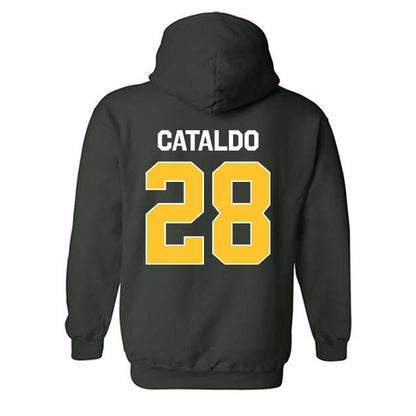 Siena - NCAA Men's Lacrosse : Leo Cataldo - Classic Shersey Hooded Sweatshirt-1