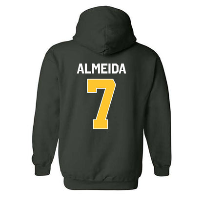Siena - NCAA Men's Soccer : Lucas Almeida - Classic Shersey Hooded Sweatshirt-1
