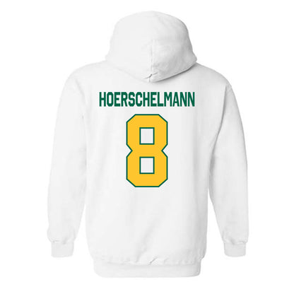 Siena - NCAA Men's Lacrosse : Hans Hoerschelmann - Classic Shersey Hooded Sweatshirt-1