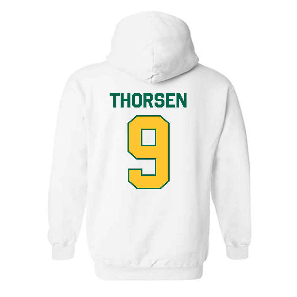 Siena - NCAA Baseball : Matt Thorsen - Classic Shersey Hooded Sweatshirt-1