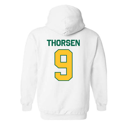Siena - NCAA Baseball : Matt Thorsen - Classic Shersey Hooded Sweatshirt-1