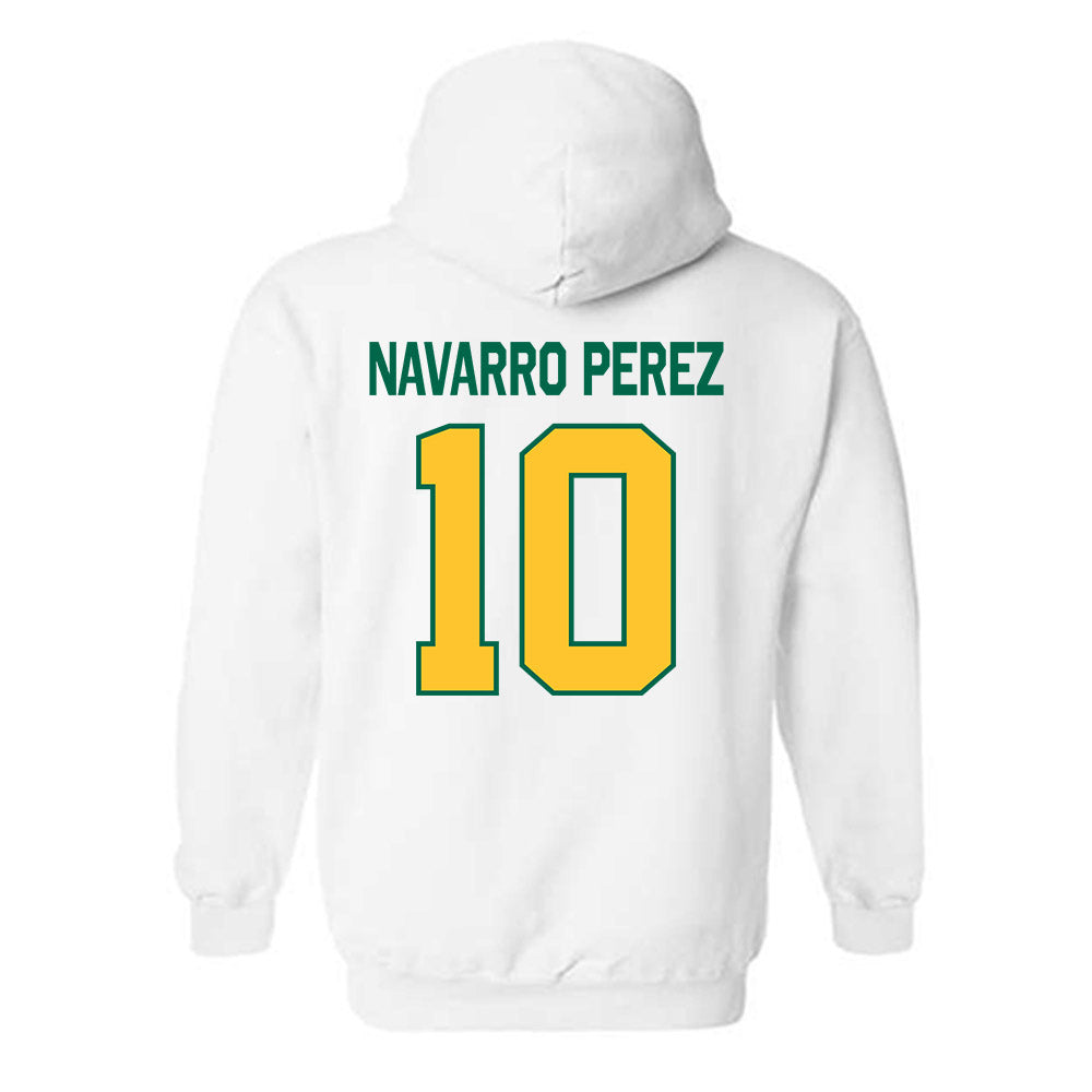 Siena - NCAA Men's Soccer : Mario Navarro Perez - Classic Shersey Hooded Sweatshirt-1