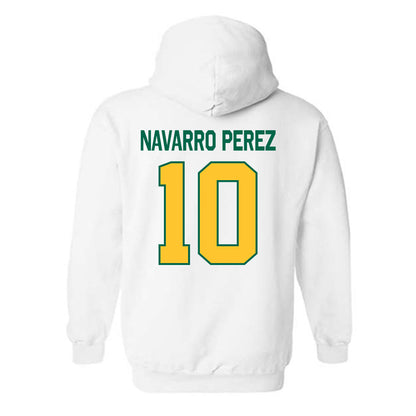 Siena - NCAA Men's Soccer : Mario Navarro Perez - Classic Shersey Hooded Sweatshirt-1