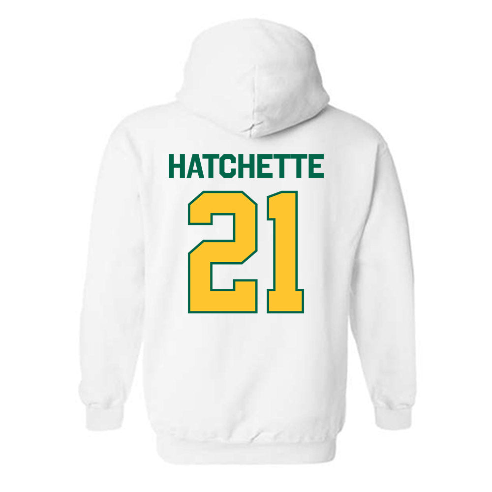 Siena - NCAA Women's Basketball : Myanna Hatchette - Classic Shersey Hooded Sweatshirt-1