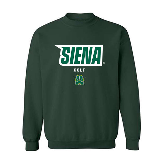 Siena - NCAA Men's Golf : KC Nickel - Classic Shersey Crewneck Sweatshirt-0