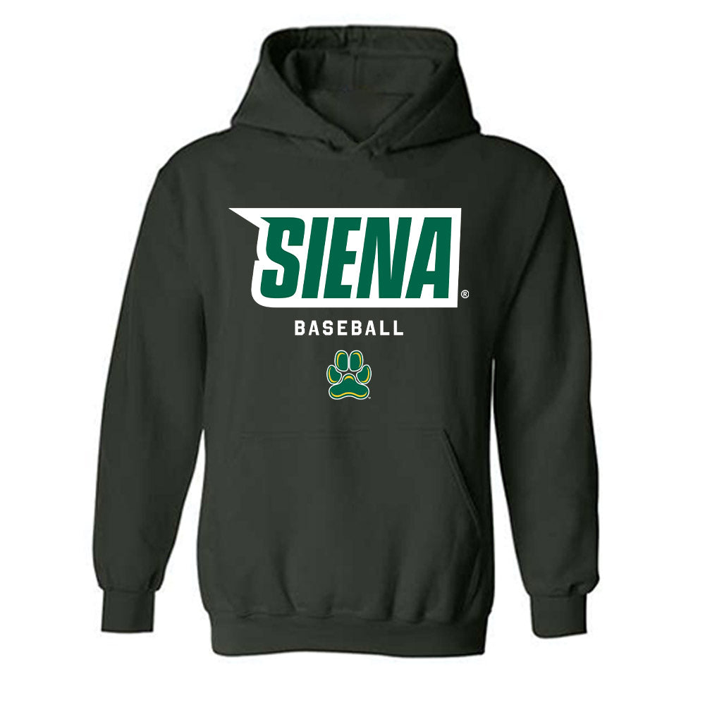 Siena - NCAA Baseball : Casey Vaughn - Classic Shersey Hooded Sweatshirt-0