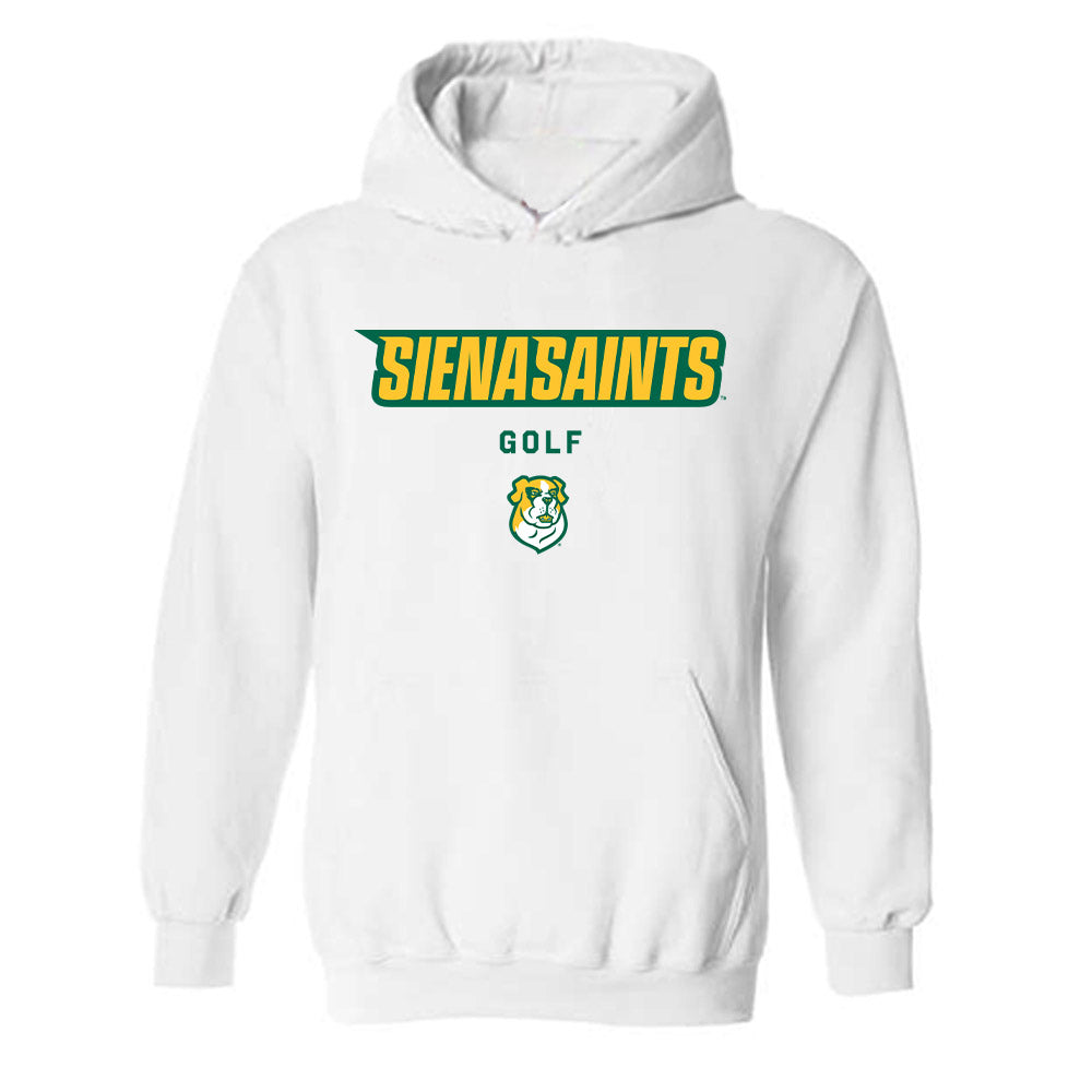Siena - NCAA Men's Golf : Will Eddy - Classic Shersey Hooded Sweatshirt-0