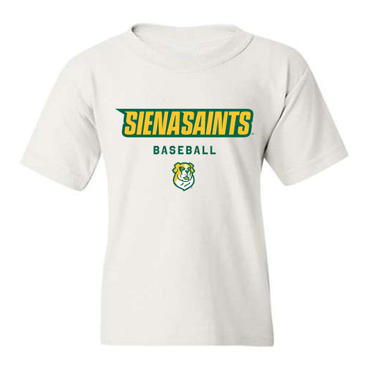 Siena - NCAA Baseball : Ryan Lundari - Classic Shersey Youth T-Shirt-0