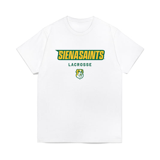 Siena - NCAA Men's Lacrosse : Jacob Quintos - Classic Shersey T-Shirt-0