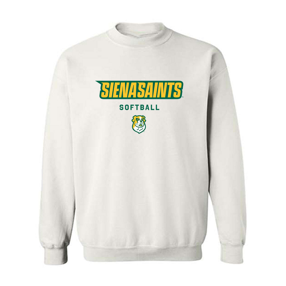 Siena - NCAA Softball : Jordan Strauss - Classic Shersey Crewneck Sweatshirt-0