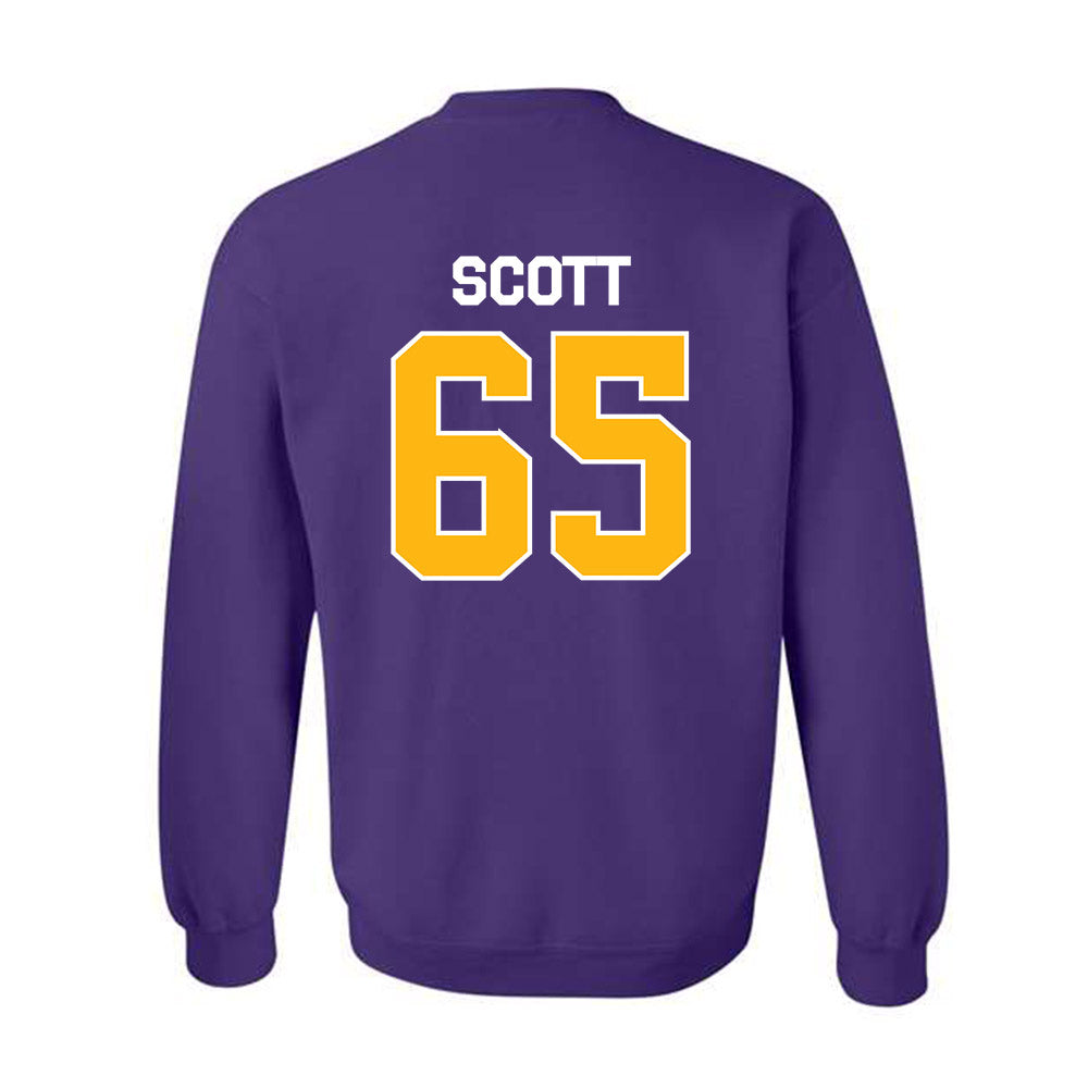 Northern Iowa - NCAA Football : Jimmy Scott - Classic Shersey Crewneck Sweatshirt-1