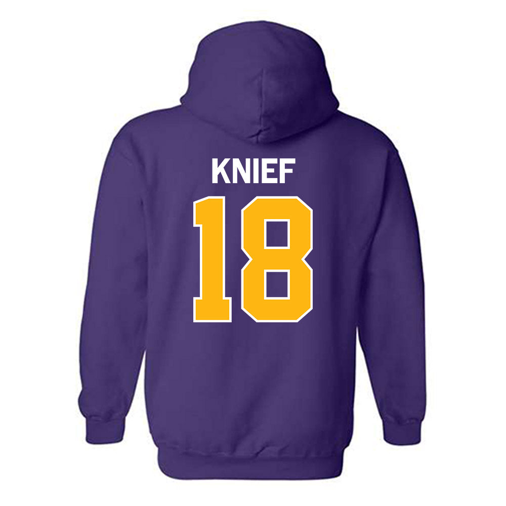 Northern Iowa - NCAA Women's Soccer : Kylie Knief - Classic Shersey Hooded Sweatshirt-1