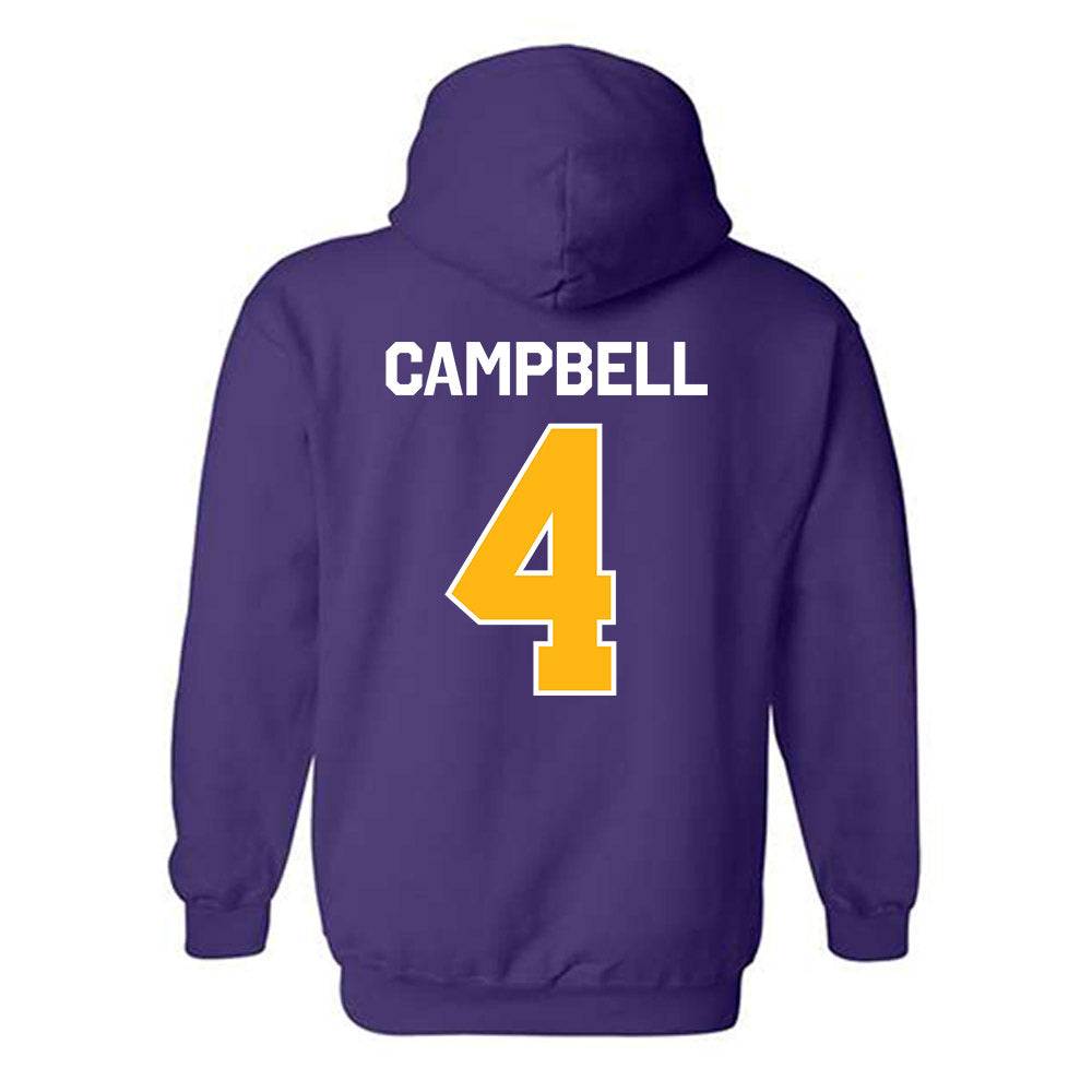 Northern Iowa - NCAA Men's Basketball : Trey Campbell - Classic Shersey Hooded Sweatshirt-1