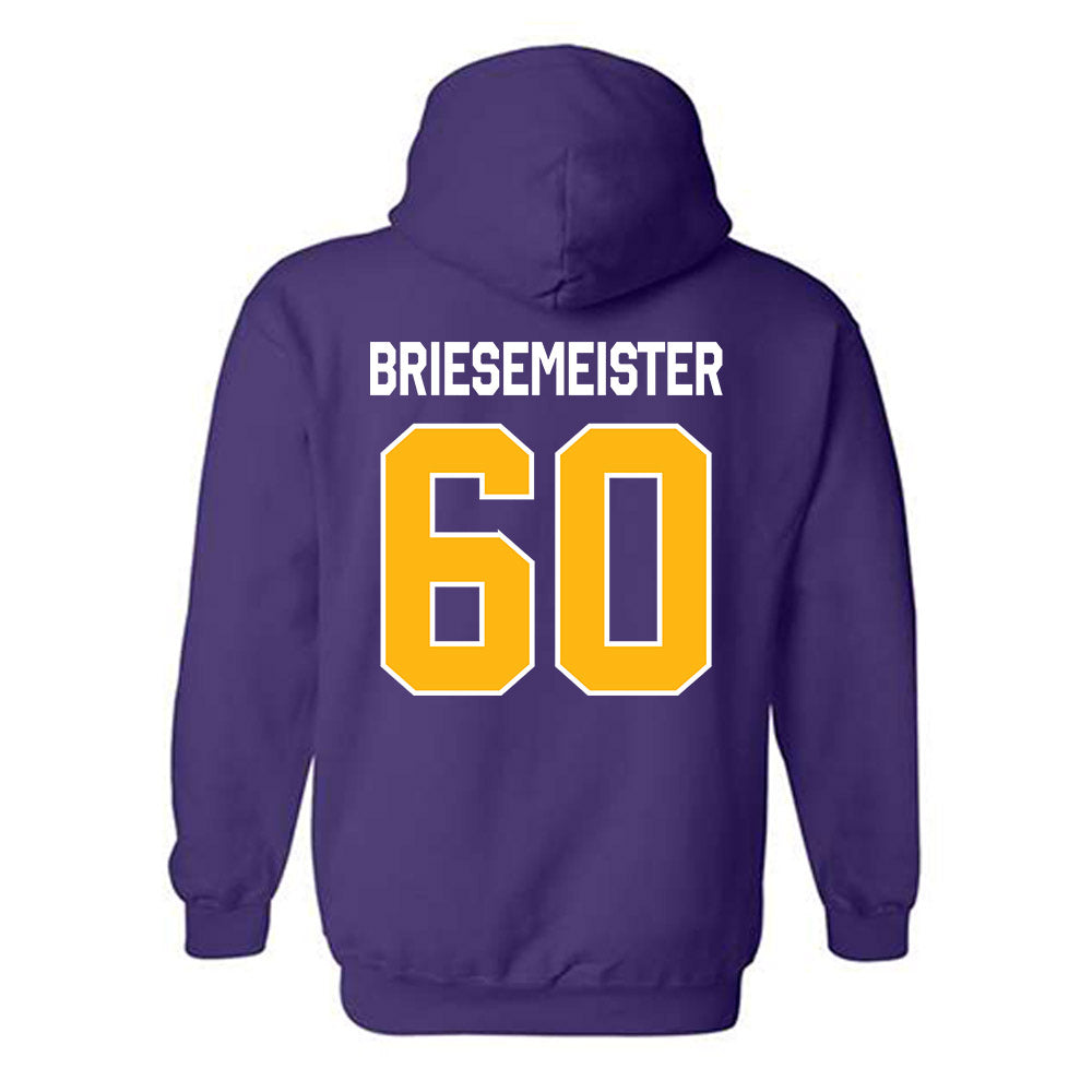 Northern Iowa - NCAA Football : Joe Briesemeister - Classic Shersey Hooded Sweatshirt-1
