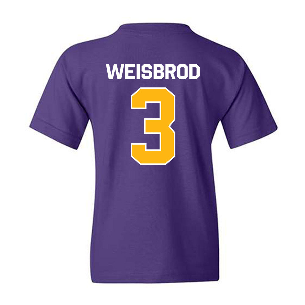 Northern Iowa - NCAA Men's Basketball : Max Weisbrod - Classic Shersey Youth T-Shirt-1