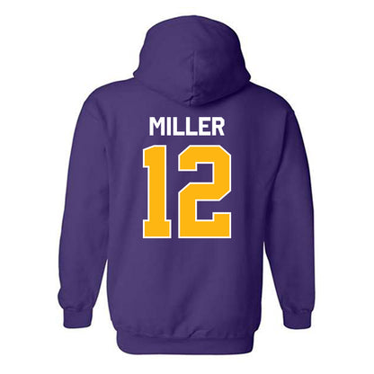 Northern Iowa - NCAA Men's Basketball : Charlie Miller - Classic Shersey Hooded Sweatshirt-1