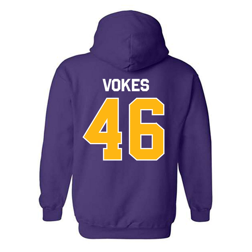 Northern Iowa - NCAA Football : Tiernan Vokes - Classic Shersey Hooded Sweatshirt-1