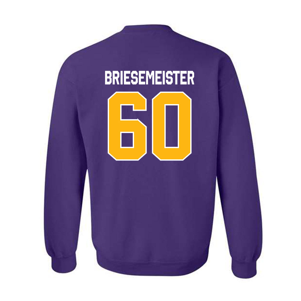 Northern Iowa - NCAA Football : Joe Briesemeister - Classic Shersey Crewneck Sweatshirt-1