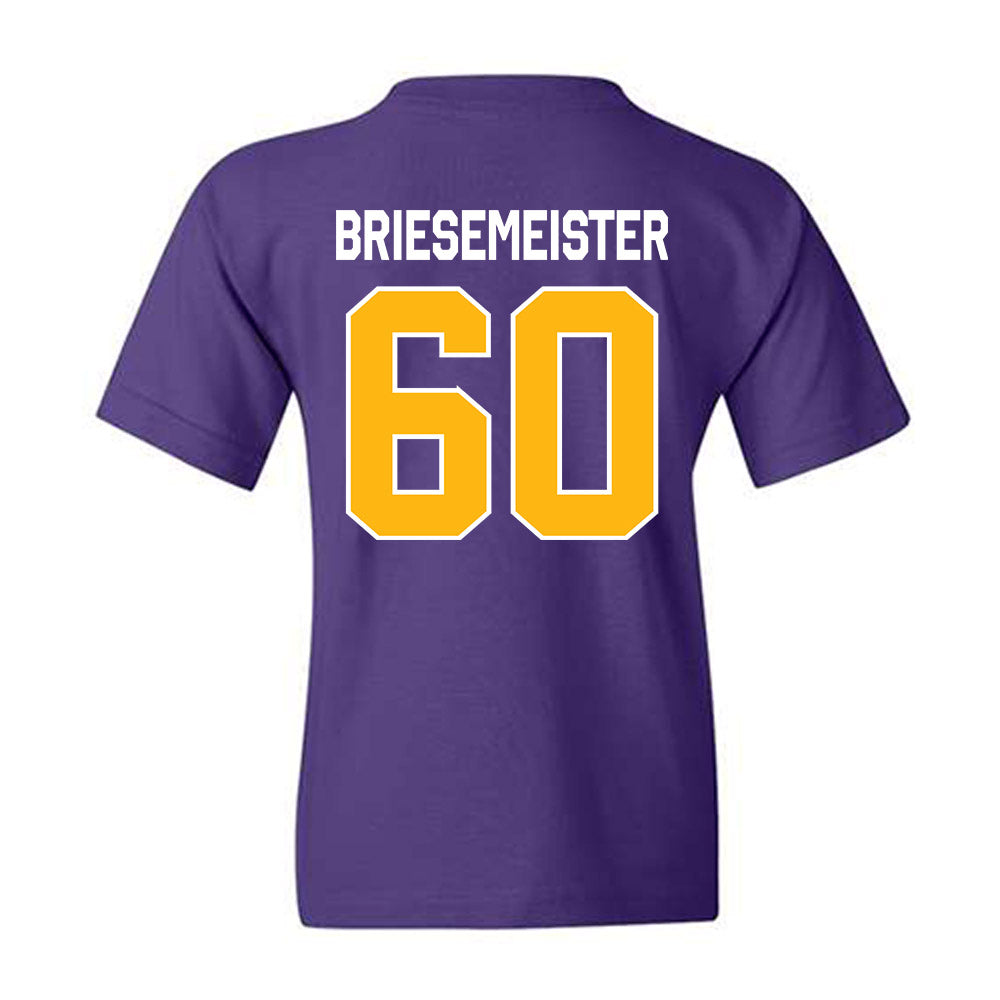 Northern Iowa - NCAA Football : Joe Briesemeister - Classic Shersey Youth T-Shirt-1