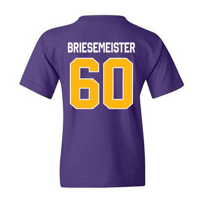 Northern Iowa - NCAA Football : Joe Briesemeister - Classic Shersey Youth T-Shirt-1
