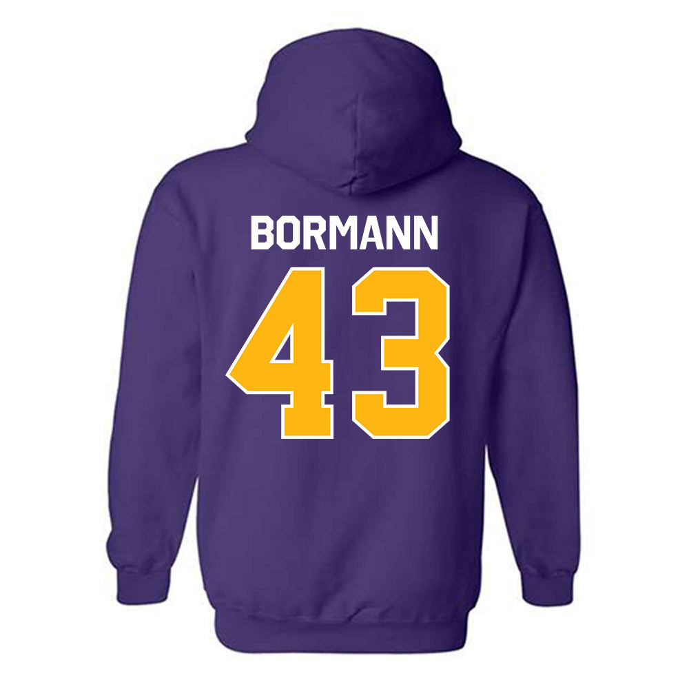 Northern Iowa - NCAA Football : Michael Bormann - Classic Shersey Hooded Sweatshirt-1