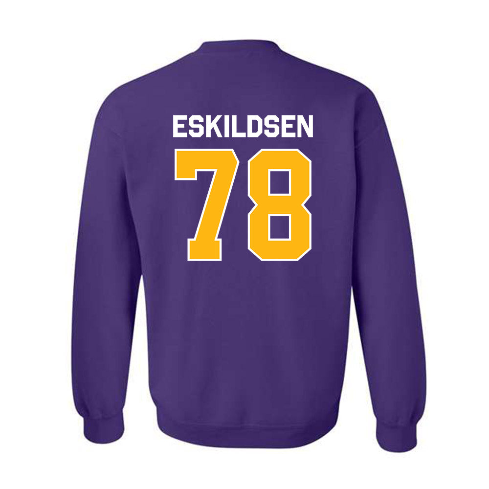 Northern Iowa - NCAA Football : Colby Eskildsen - Classic Shersey Crewneck Sweatshirt-1