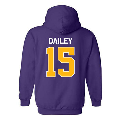 Northern Iowa - NCAA Football : Jaxon Dailey - Classic Shersey Hooded Sweatshirt-1