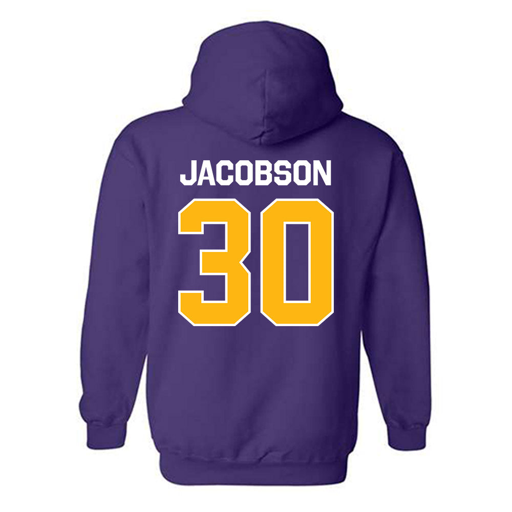 Northern Iowa - NCAA Men's Basketball : Hunter Jacobson - Classic Shersey Hooded Sweatshirt-1